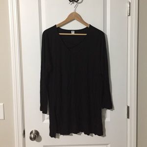 Old Navy cross front knit tunic top